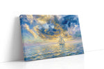 Celestial Calm Under Sail sailing canvas print, gallery-wrapped, ready to hang