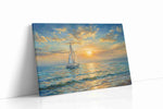 Solstice Sail Reverie sailing canvas print gallery-wrapped landscape canvas studio shot