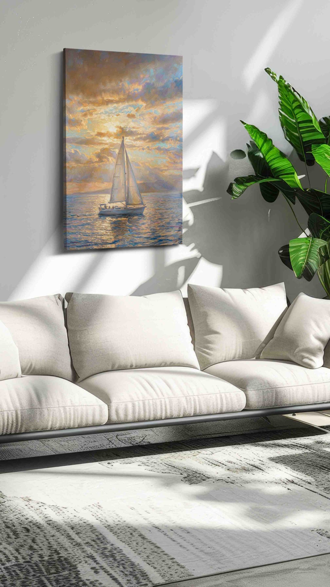 Solstice Sail Reverie II - Nautical Wall Art, Sailing Canvas Print, Maritime Decor