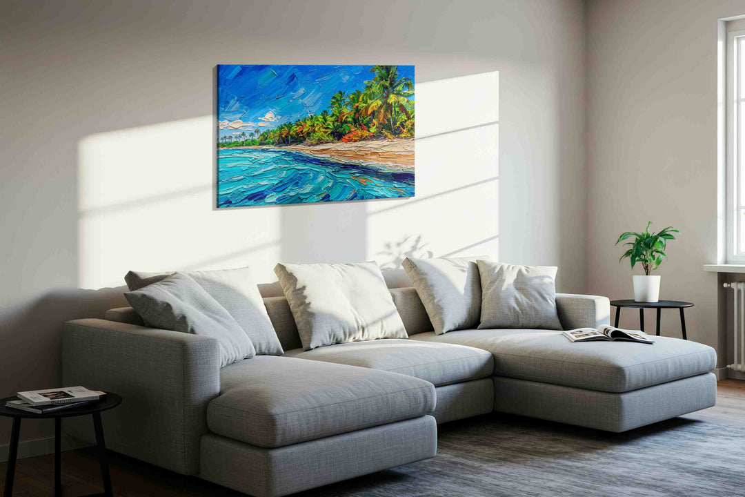 Turquoise Trade Winds - Beach Wall Art, Coastal Canvas Print, Tropical Decor