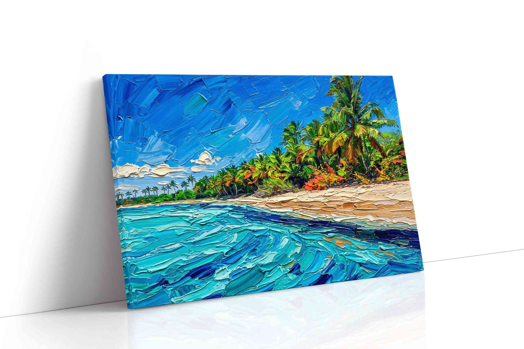 Turquoise Trade Winds beach canvas print, gallery-wrapped, ready to hang