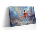 Celestial Arabesque dancing canvas print gallery-wrapped landscape canvas studio shot