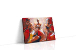 Embers of the Ballet dancing canvas print gallery-wrapped landscape canvas studio shot