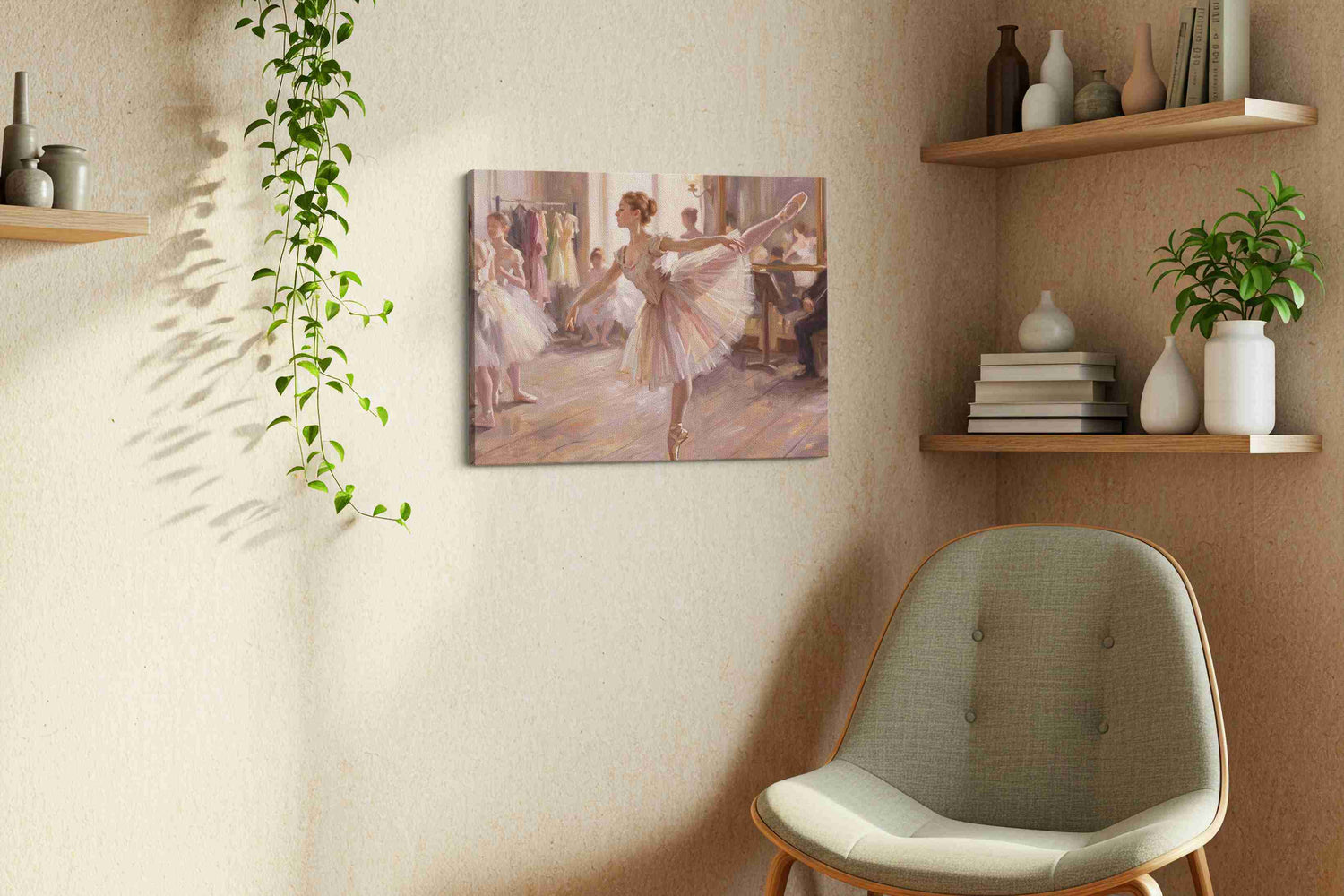 Whispers Before the Ovation - Dance Wall Art, Ballet Canvas Print, Dance Studio Decor