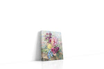 Petals in Morning Hush floral canvas print gallery-wrapped portrait canvas studio shot