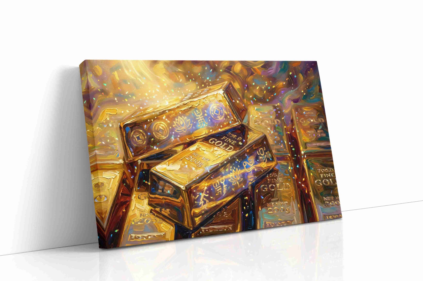 Alchemy of Fortune fortune canvas print gallery-wrapped landscape canvas studio shot