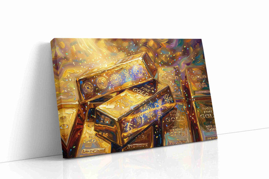 Alchemy of Fortune fortune canvas print gallery-wrapped landscape canvas studio shot