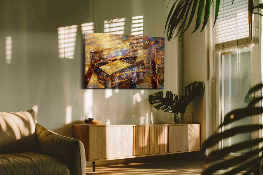 Alchemy of Fortune fortune canvas print, on wall, lifestyle preview