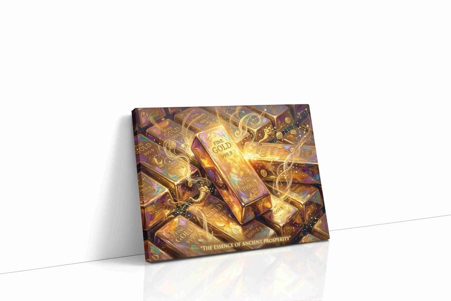 Alchemy of Gilded Fortune fortune canvas print, gallery-wrapped, ready to hang