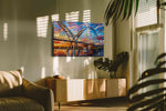 Aurora Over the River Span - Landmark Wall Art, Travel Canvas Print, Famous Places Art