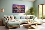 Capitol at Violet Dusk - Landmark Wall Art, Travel Canvas Print, Famous Places Art