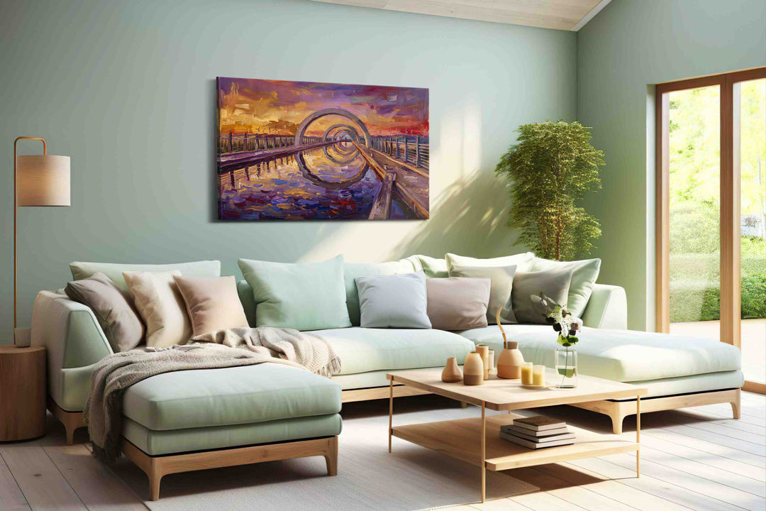 Twilight Rings Over Stillwater - Landmark Wall Art, Travel Canvas Print, Famous Places Art