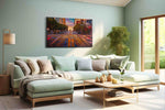 Twilight on Powell Street - Landmark Wall Art, Travel Canvas Print, Famous Places Art
