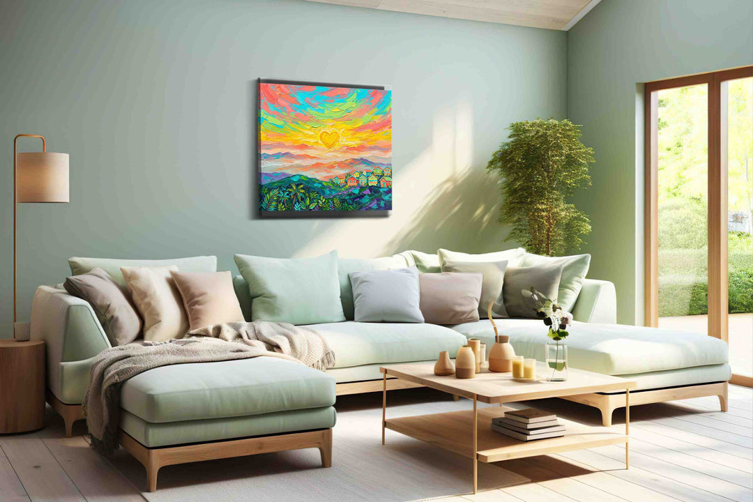 Heart of the Tropical Dawn - Landscape Canvas Print, Scenic Wall Art, Nature Canvas Art