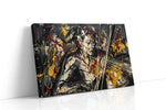 Gilded Chaos Sonata modern canvas print gallery-wrapped landscape canvas studio shot