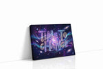 Celestial Time to Change motivational canvas print gallery-wrapped landscape canvas studio shot