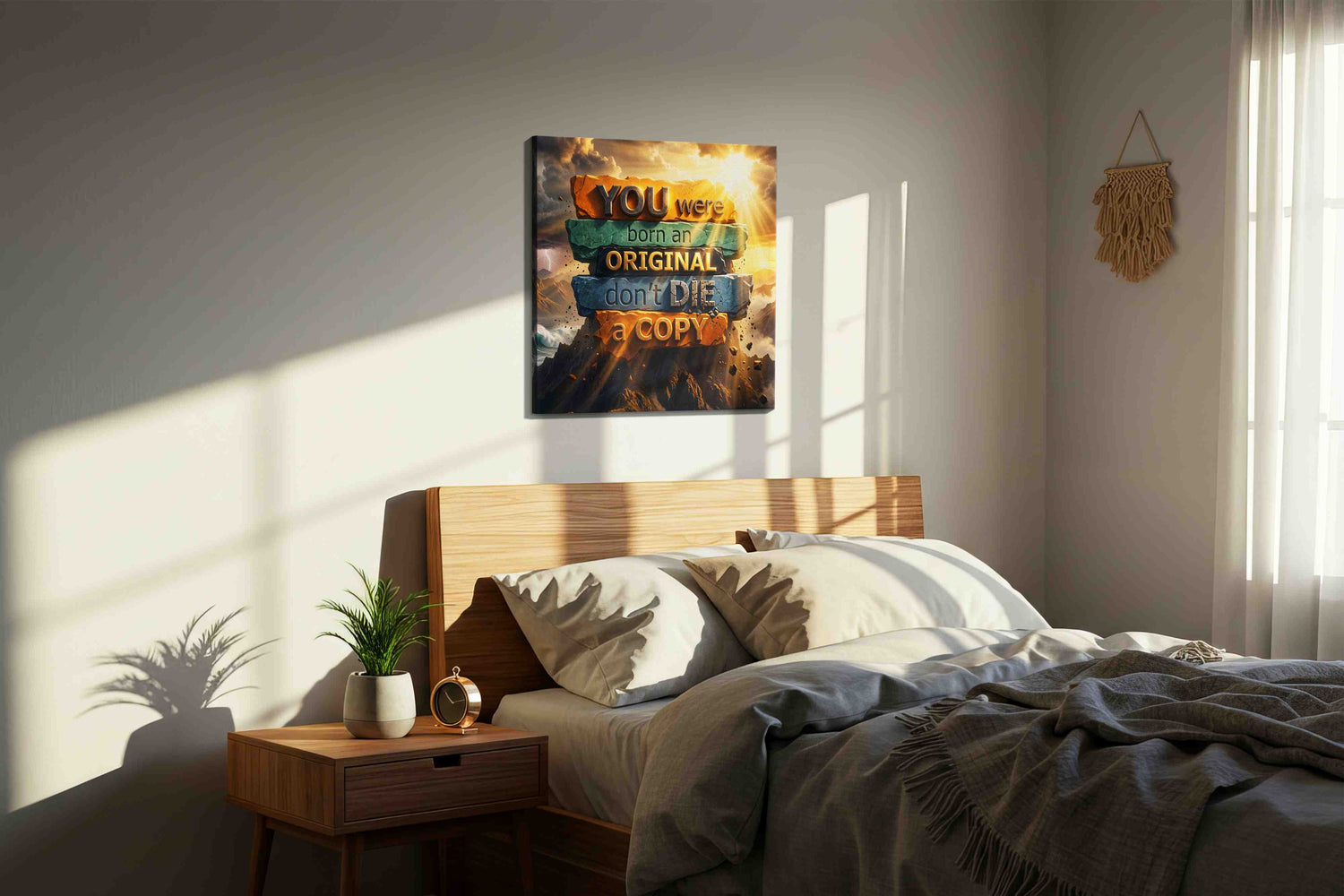 Forged for the Summit - Motivational Wall Art, Inspirational Canvas Print, Office Decor