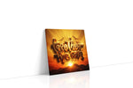 Golden Testament Horizon motivational canvas print, gallery-wrapped, ready to hang