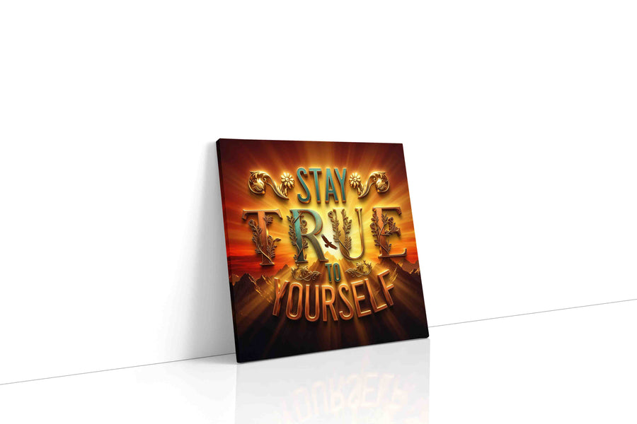 Radiant Truth Rising motivational canvas print, gallery-wrapped, ready to hang