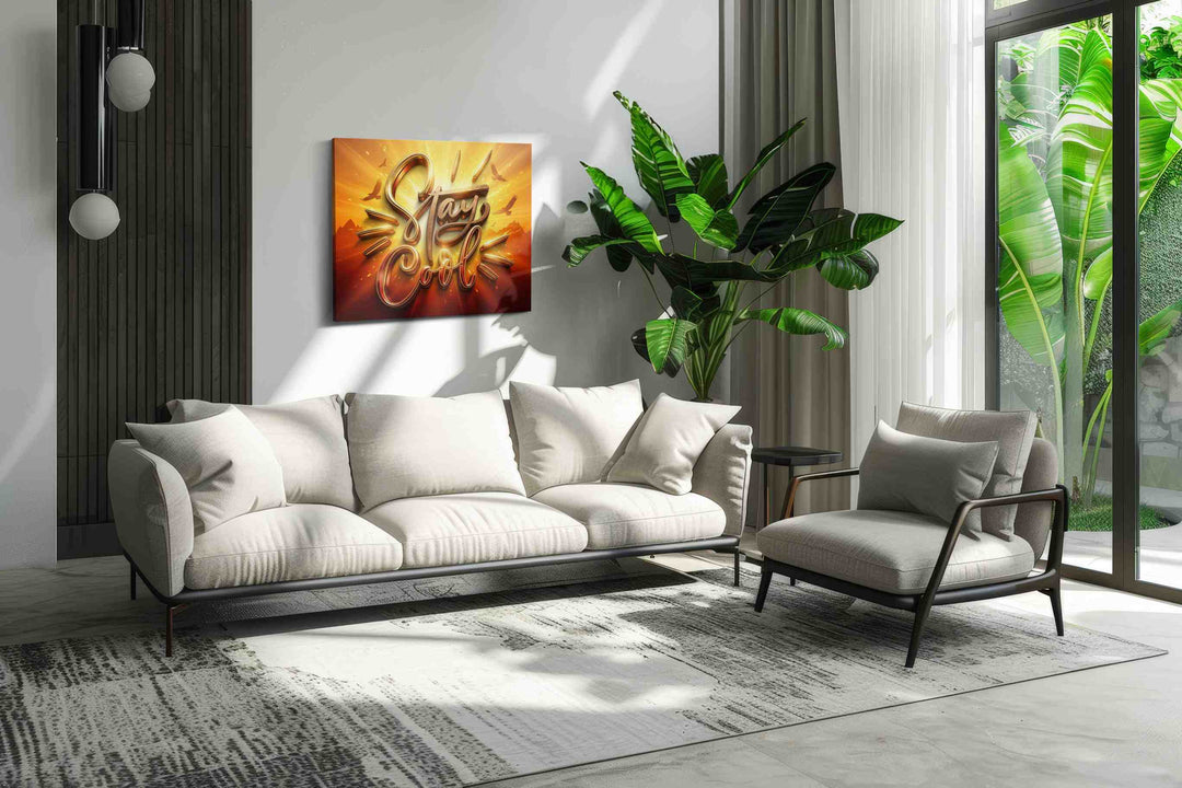 Stay Gold Radiance - Motivational Wall Art, Inspirational Canvas Print, Office Decor