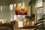 Stay Gold Radiance motivational canvas print, on wall, lifestyle preview