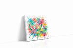 Vivid Grace in Color motivational canvas print gallery-wrapped square canvas studio shot