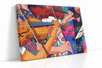 Crescendo in Bloom - Music Wall Art, Musical Canvas Print, Music Room Decor