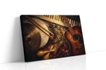 Gilded Rhythm Reverie music canvas print, gallery-wrapped, ready to hang