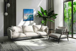 Inside the Azure Break ocean canvas print, on wall, lifestyle preview