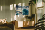 Leviathan Trade Winds ocean canvas print, on wall, lifestyle preview
