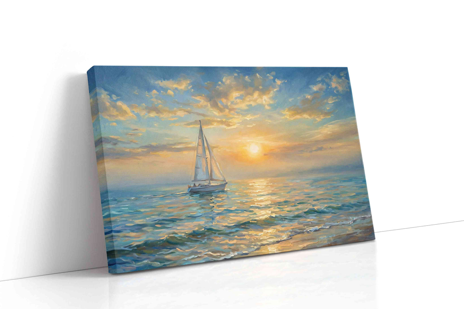 Solstice Sail Reverie - Nautical Wall Art, Sailing Canvas Print, Maritime Decor