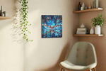 Midnight Surge Ascendant sports canvas print, displayed in a living room