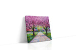 Blossom Canopy Reverie spring canvas print gallery-wrapped square canvas studio shot