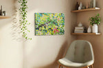 Blush in the Blossom Canopy - Spring Wall Art, Seasonal Canvas Print, Fresh Decor