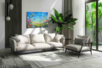 Skydance in Bloom - Spring Wall Art, Seasonal Canvas Print, Fresh Decor