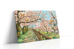 Songbirds in Blossom Drift spring canvas print, gallery-wrapped, ready to hang