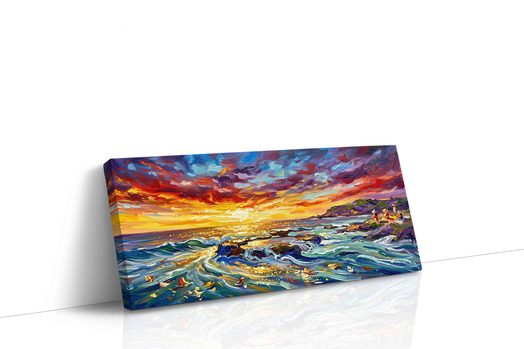 Ember Tide Reverie IV summer canvas print gallery-wrapped landscape canvas studio shot