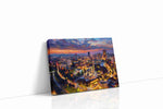 Twilight Over Ankara’s Heart urban canvas print, gallery-wrapped, ready to hang