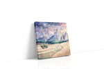 Gossamer Vale of Unicorn Skies fantasy canvas wall art gallery-wrapped square canvas studio shot