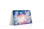 Starlit Fae Lagoon fantasy canvas wall art gallery-wrapped landscape canvas studio shot