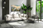 Where Sky Spirits Wander fantasy canvas wall art shown hanging in a styled interior