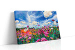 Skydance Over Cosmos Bloom canvas wall art gallery-wrapped landscape canvas studio shot