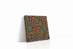 Prismatic Echo Arches geometric canvas wall art gallery-wrapped square canvas studio shot