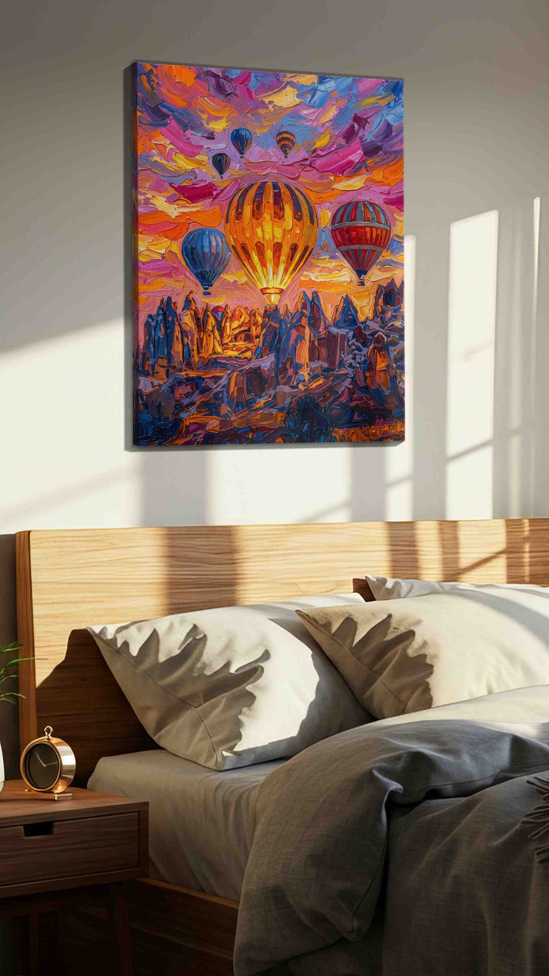 Emberlift Over Painted Peaks - Landmark Wall Art, Travel Canvas Print, Famous Places Art