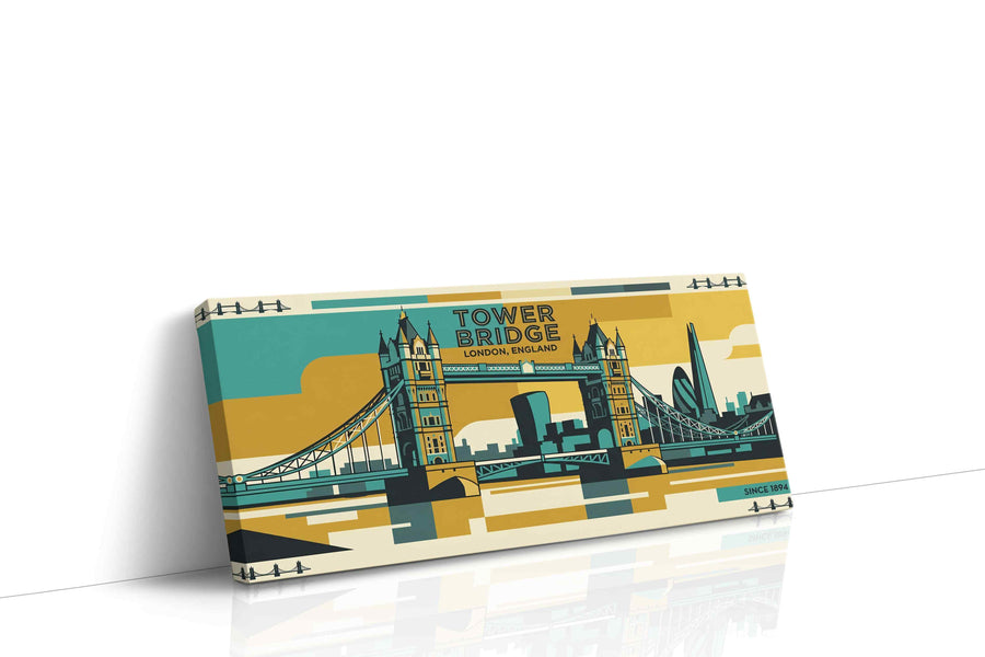 Golden Thames Sentinel landmark canvas wall art gallery-wrapped landscape canvas studio shot