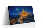 Moonlit Cathedral of Radiance landmark canvas wall art gallery-wrapped landscape canvas studio shot