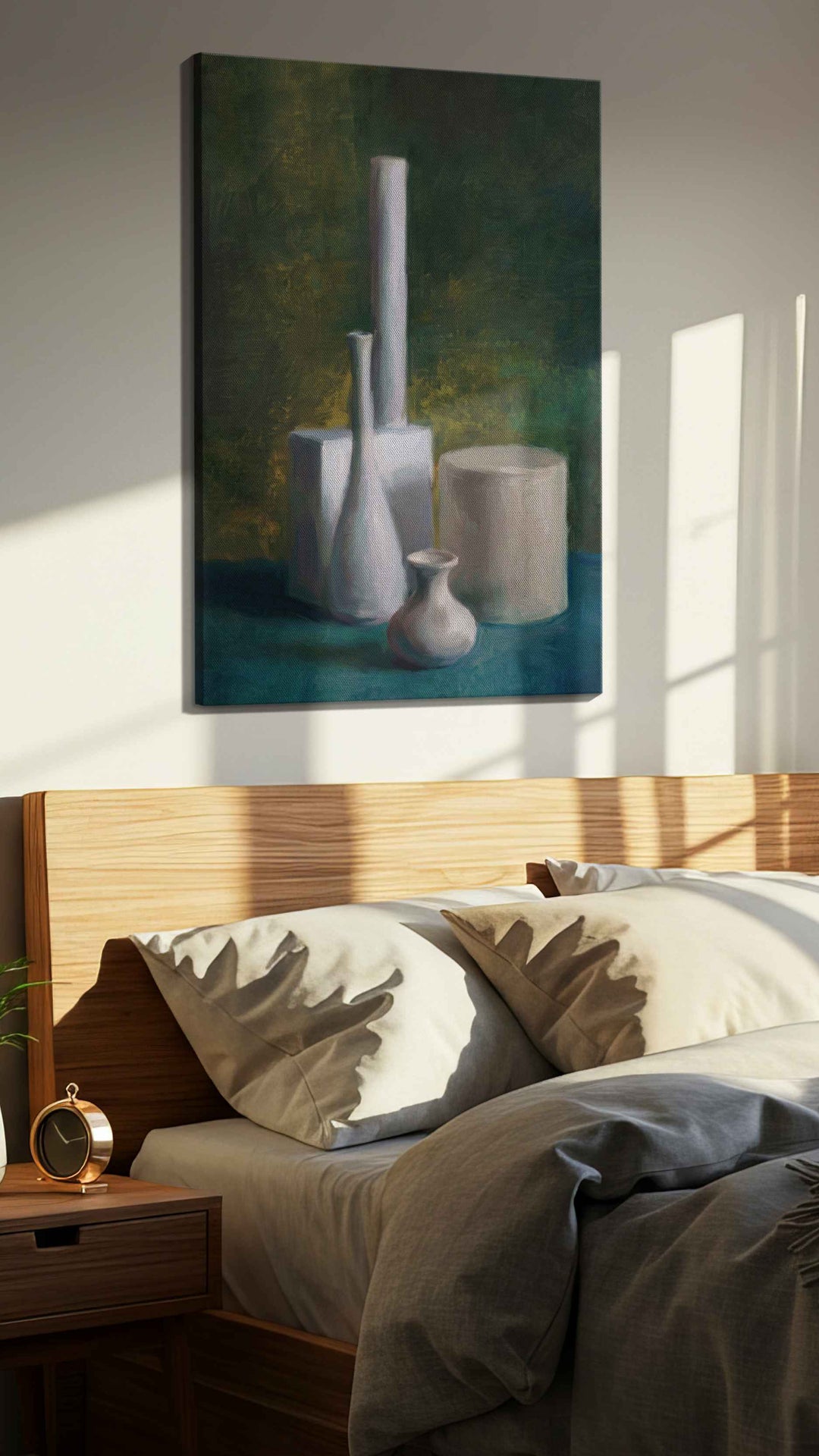 Porcelain in Mosslight - Canvas Wall Art