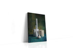 Porcelain in Mosslight canvas wall art gallery-wrapped portrait canvas studio shot