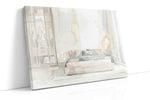 Whispered Light Bedroom canvas wall art gallery-wrapped landscape canvas studio shot