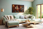 Velvet Crescendo Rebellion - Music Wall Art, Musical Canvas Print, Music Room Decor